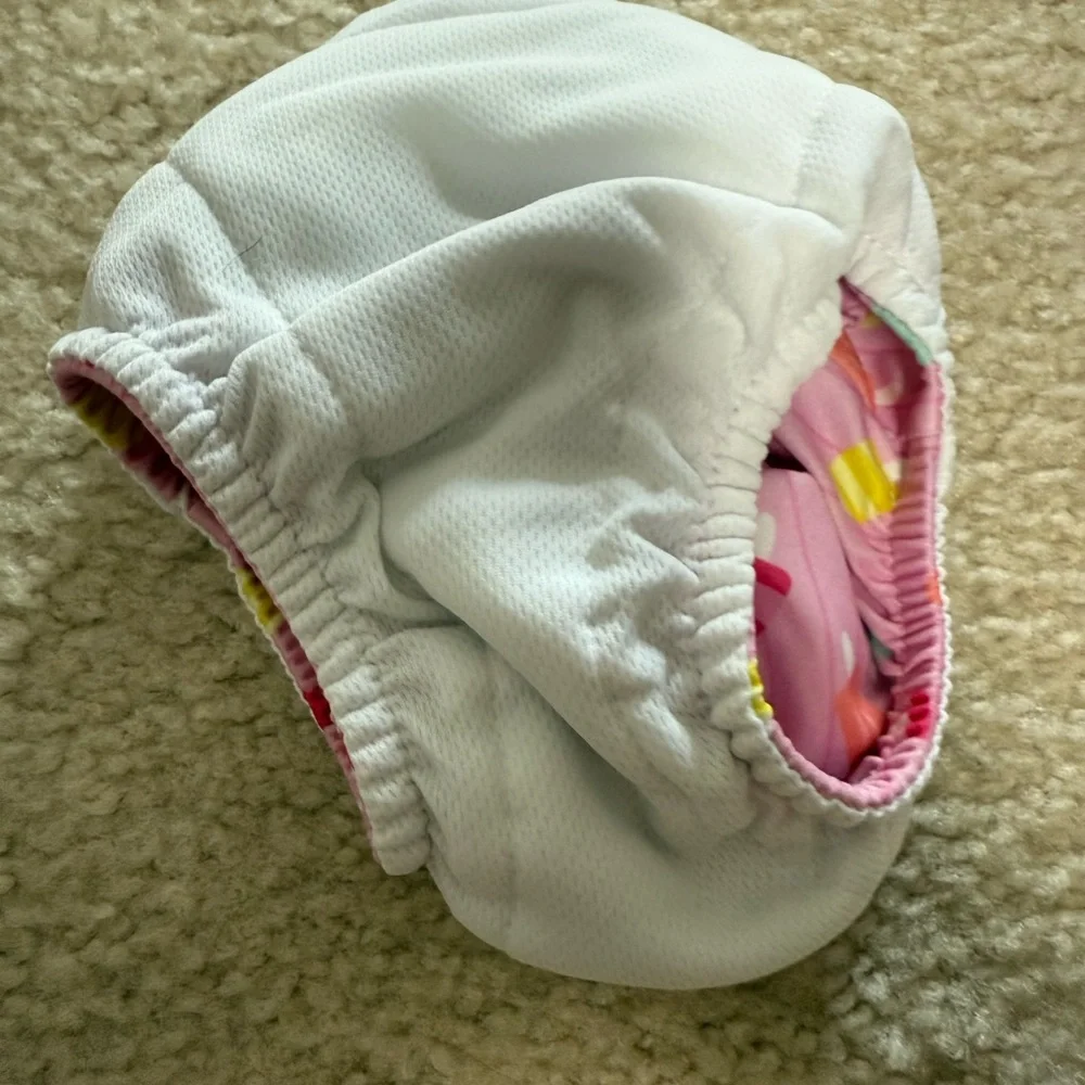 Colorful Ice Cream Print swim diaper